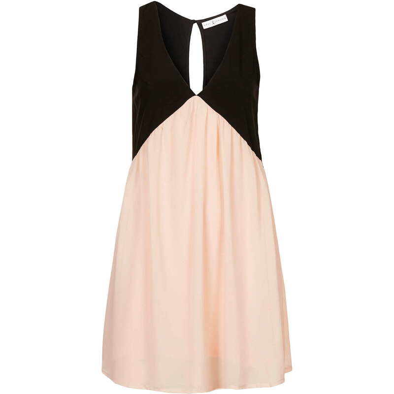 Topshop **Contrast Babydoll Dress by Rare