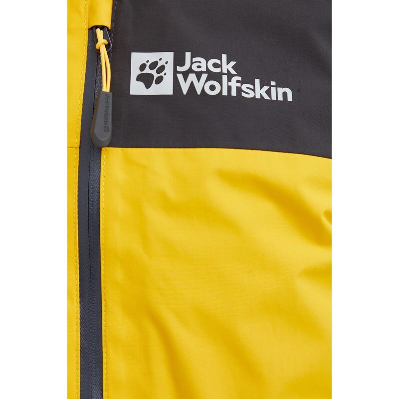Outdoorová bunda Jack Wolfskin Jasper 3in1 žlutá barva