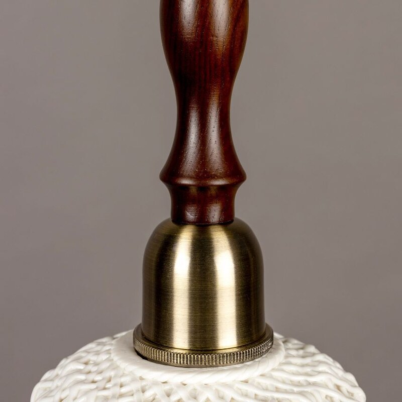 Bílé keramické závěsné světlo DUTCHBONE Poppy 13 cm