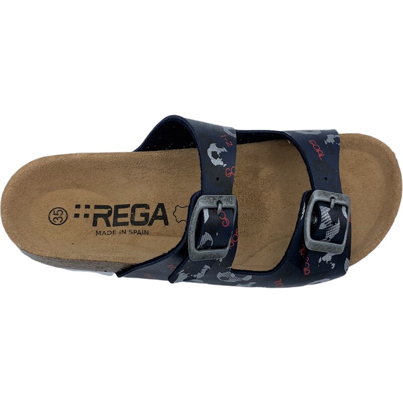 Dětské pantofle REGA shoes G065 modré