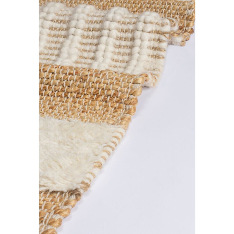 Flair Rugs koberce Kusový koberec Jubilant Medina Jute Natural/Ivory - 120x170 cm