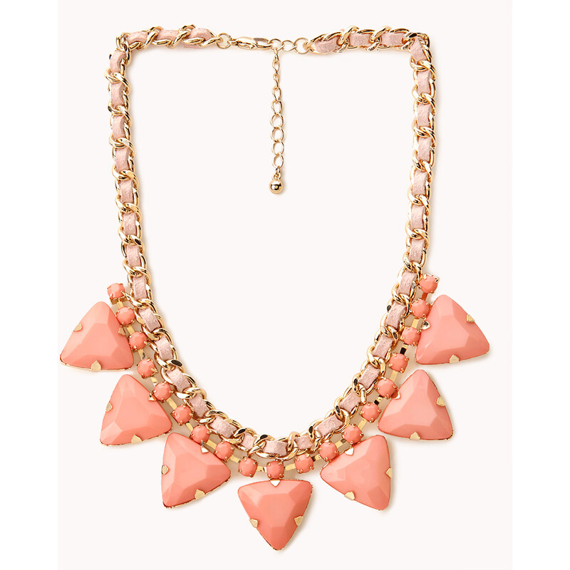 Forever 21 Pretty Tough Geo Necklace