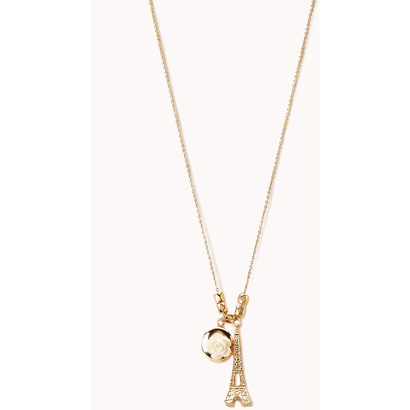 Forever 21 Parisian Chic Charm Necklace