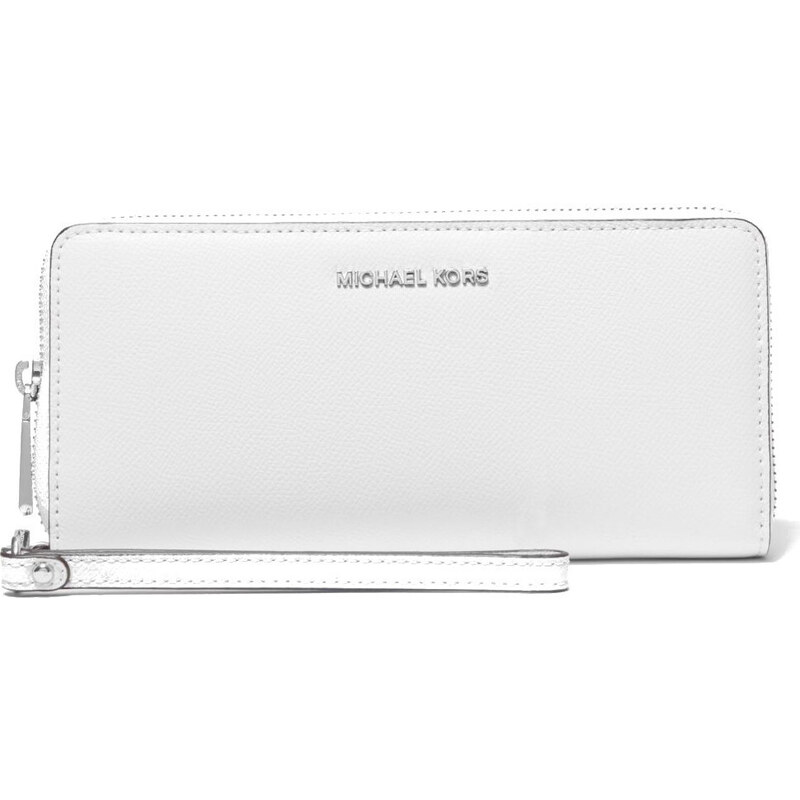 Michael Kors Peněženka Saffiano Leather Continental Wallet Optic White