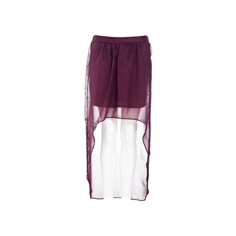 Terranova Long georgette skirt