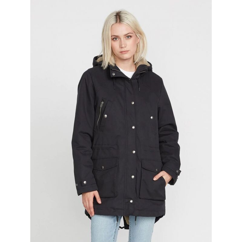 Volcom BUNDA VOCOM Wak On By 5K Parka WMS - černá - 73390156