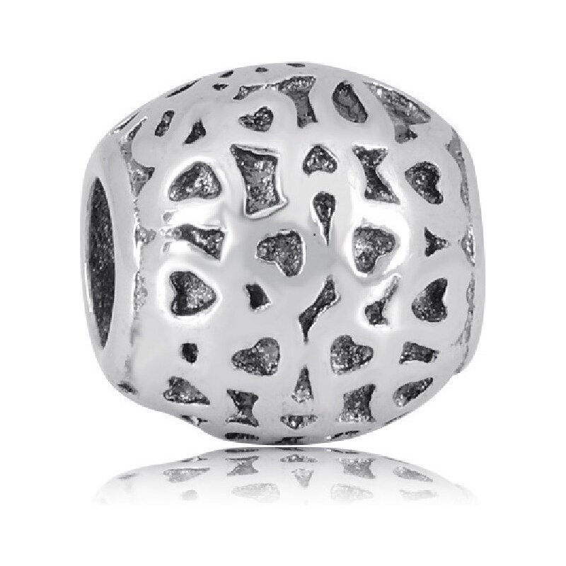 Lindas Jewelry Přívěsek Srdce & Love chirurgická ocel IP063 73400432