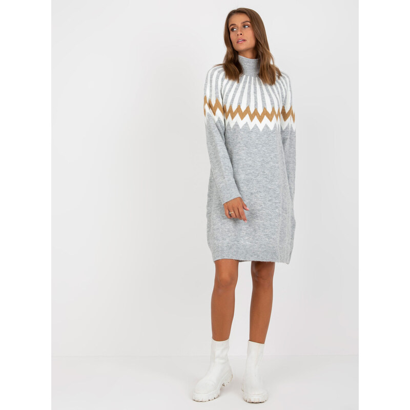 RUE PARIS Dress-LC-SK-0098.37X-Grey