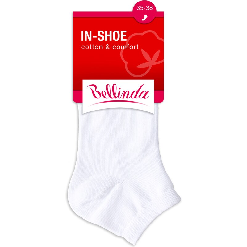 Bellinda IN-SHOE SOCKS - Short unisex socks - white