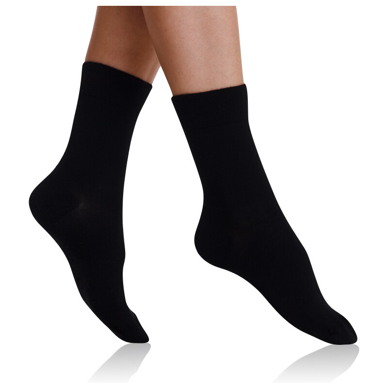 Bellinda COTTON MAXX LADIES SOCKS - Women's cotton socks - black