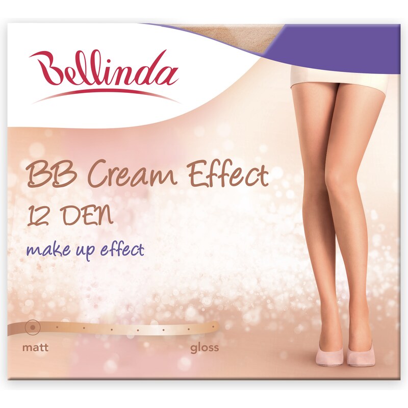 Bellinda BB CREAM 12 DAY - BB cream stockings with makeup effect - almond