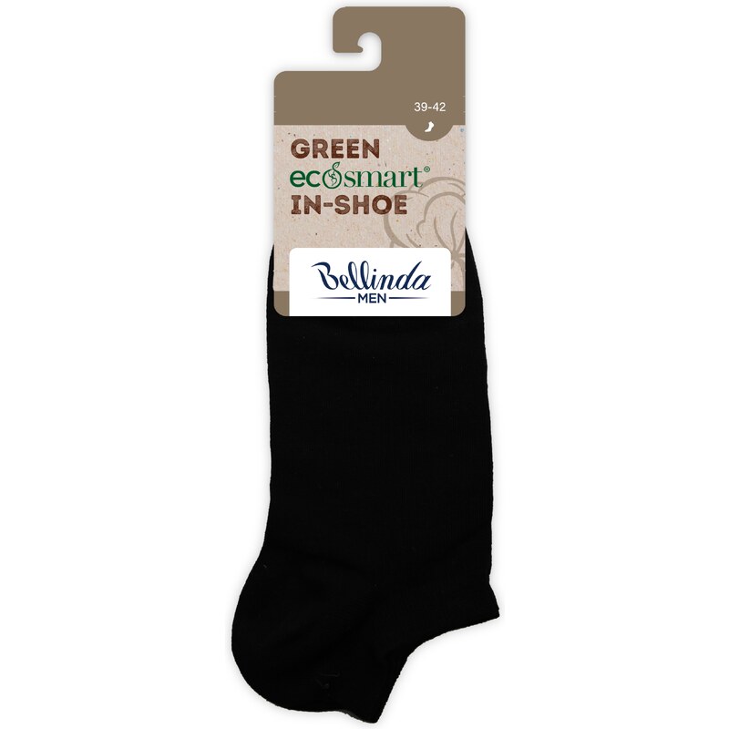 Bellinda GREEN ECOSMART MEN IN-SHOE SOCKS - Men's eco ankle socks - white