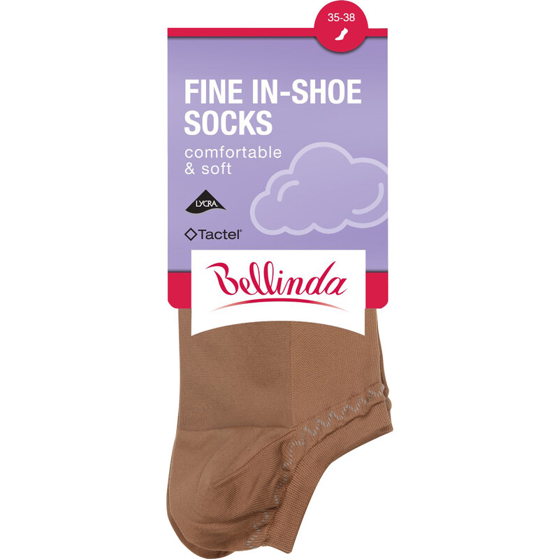 Bellinda Dámské ponožky FINE IN-SHOE SOCKS - Dámské nízké ponožky - bílá