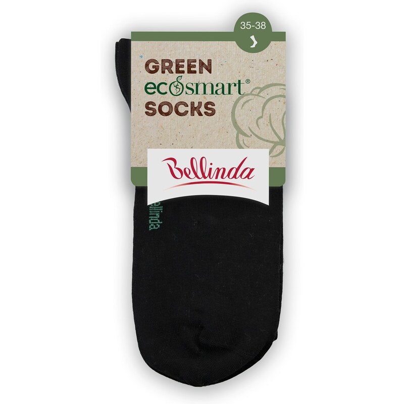 Dámské ponožky z bio bavlny - černá Bellinda GREEN ECOSMART