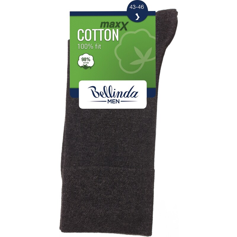 Bellinda COTTON MAXX MEN SOCKS - Men's cotton socks - gray