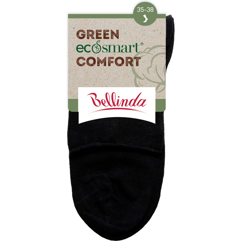 Bellinda GREEN ECOSMART COMFORT SOCKS - Women's socks made of organic cotton with non-pressing hem - white