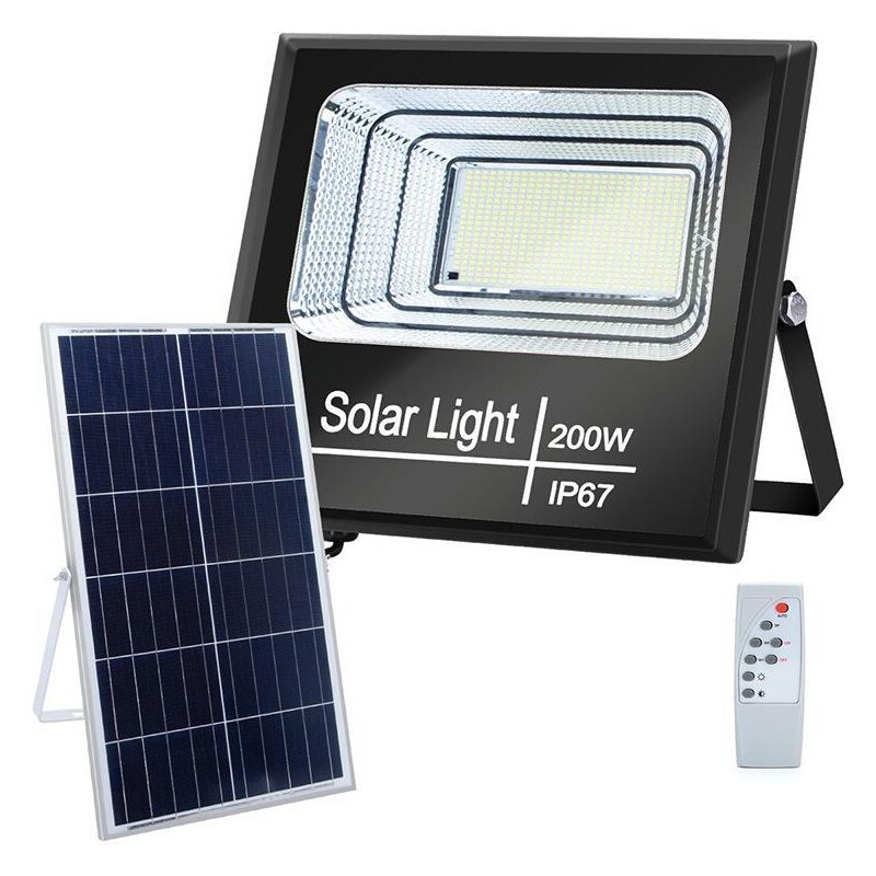Aigostar B.V. Aigostar - LED Stmívatelný solární reflektor LED/200W/3,2V IP67 + DO AI0067