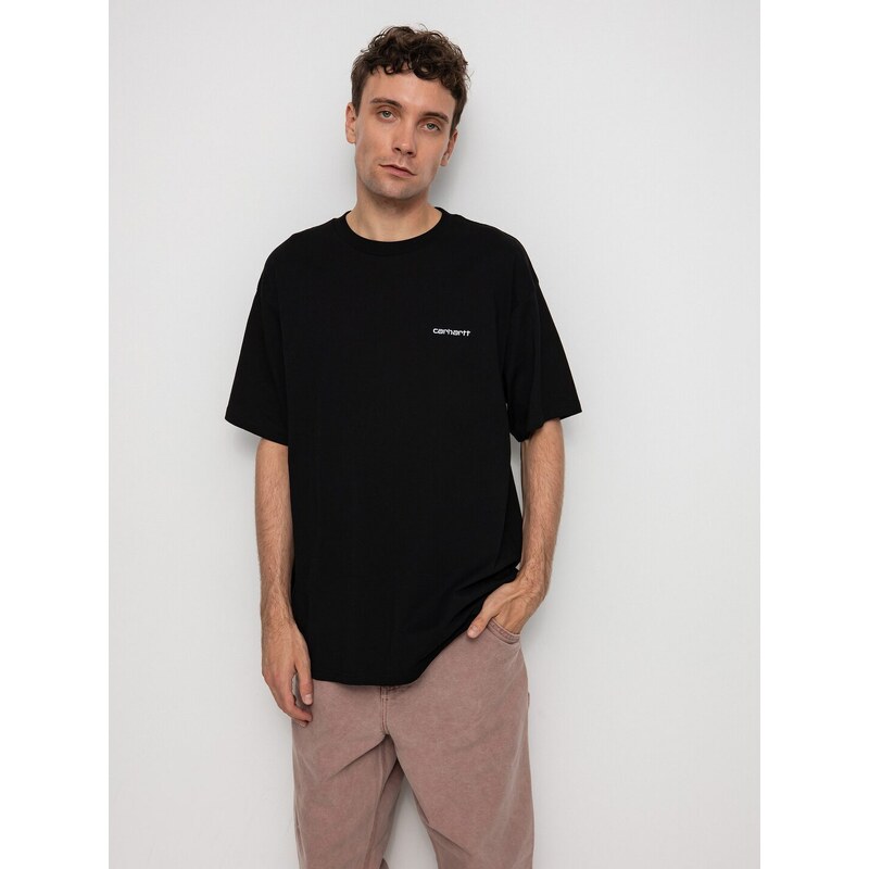 Carhartt WIP Script Embroidery (black/white)černá