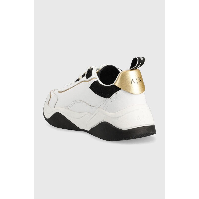 Kožené sneakers boty Armani Exchange bílá barva, XDX104 XV580 S037