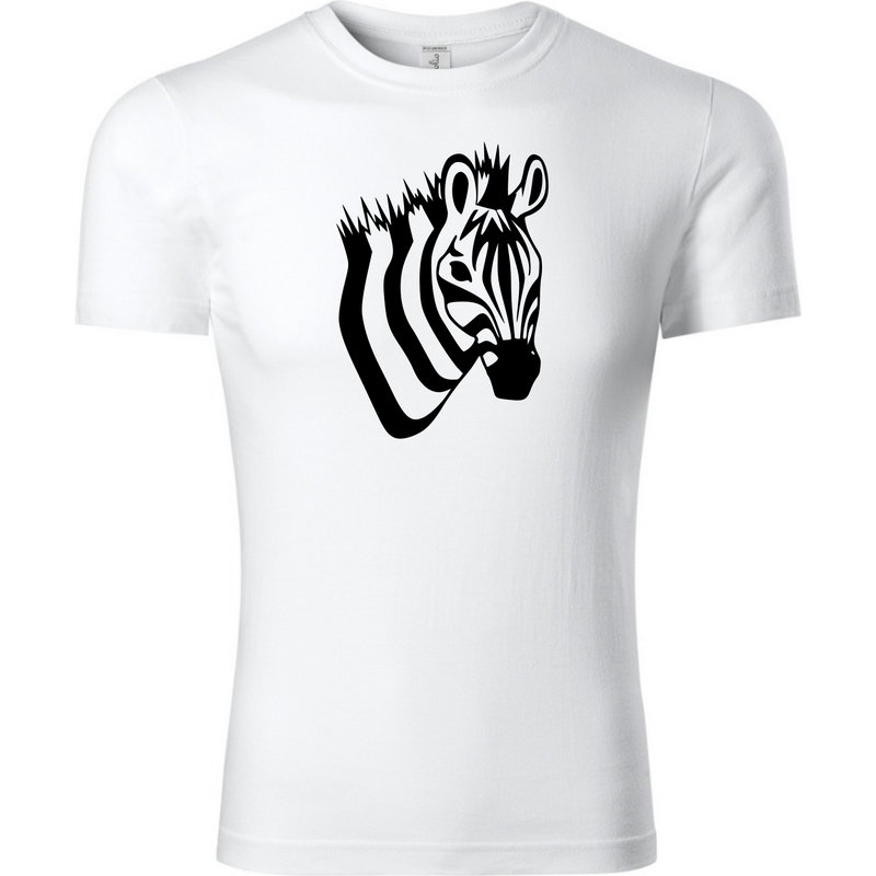 Fenomeno Dětské tričko Zebra hlava - bílé