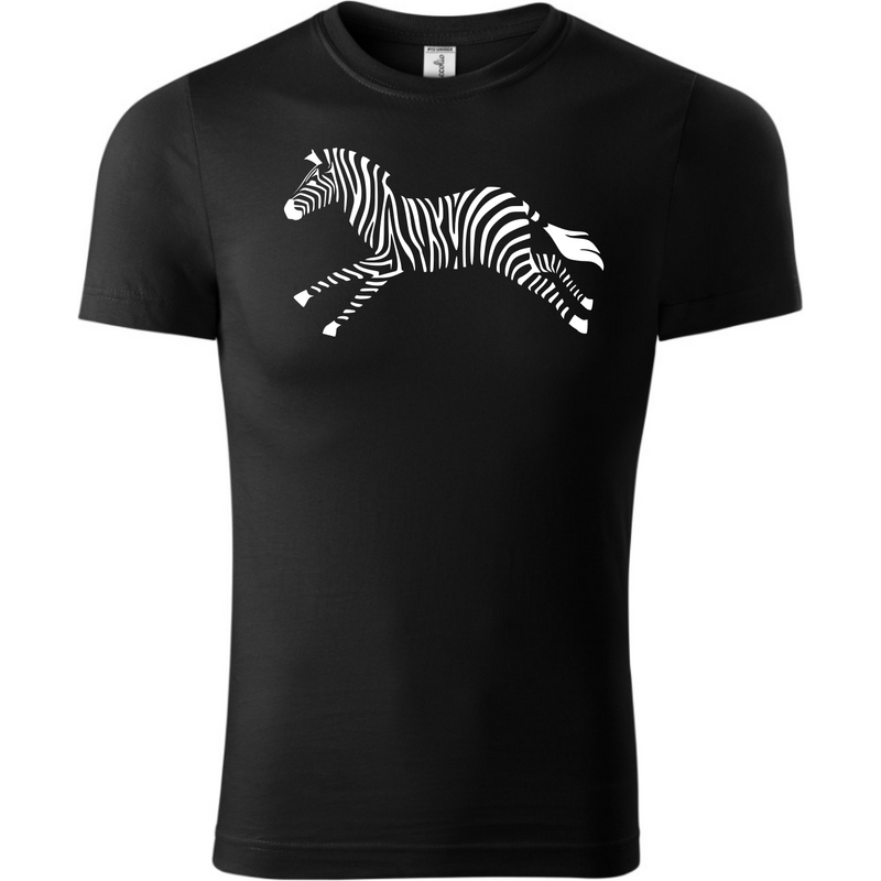 Fenomeno Dětské tričko Zebra - černé
