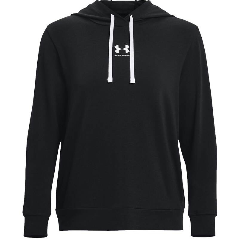 Mikina s kapucí Under Armour Rival Terry Hoodie-BLK 1369855-001