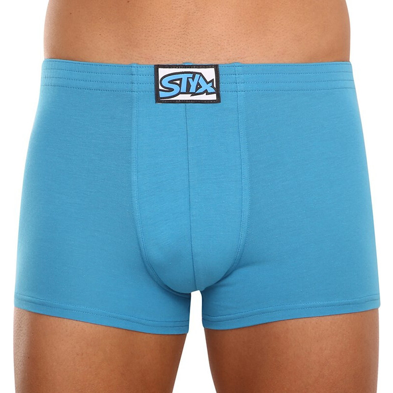 Pánské boxerky Styx klasická guma modré (Q969)