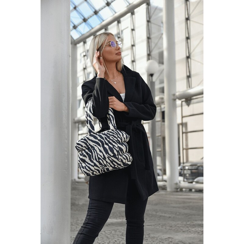 KABELKA SHOPPER BAG ZEBRA MALÁ Rino Pelle