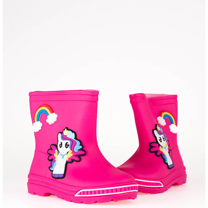 Low girls' wellies Shelvt pink