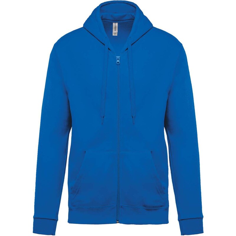 Kariban Unisex mikina na zip Full –