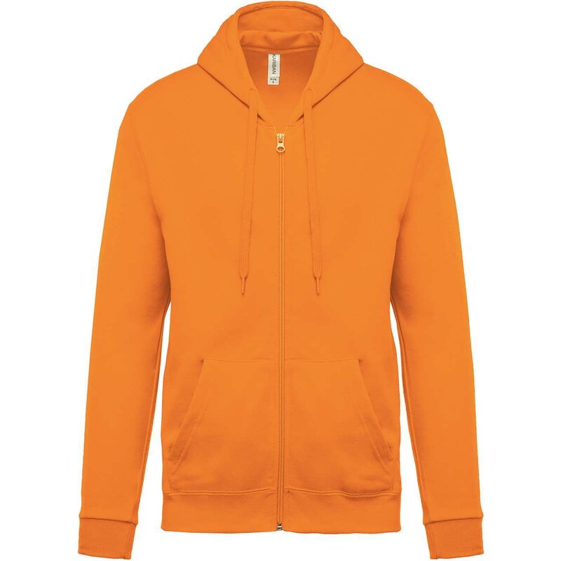 Kariban Unisex mikina na zip Full –