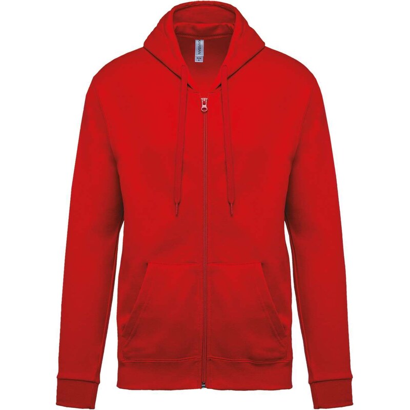 Kariban Unisex mikina na zip Full –