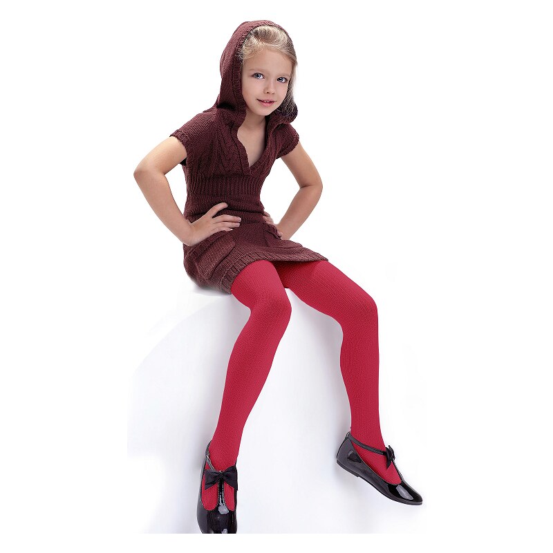 Dívčí punčocháče Agatka červená 32340272