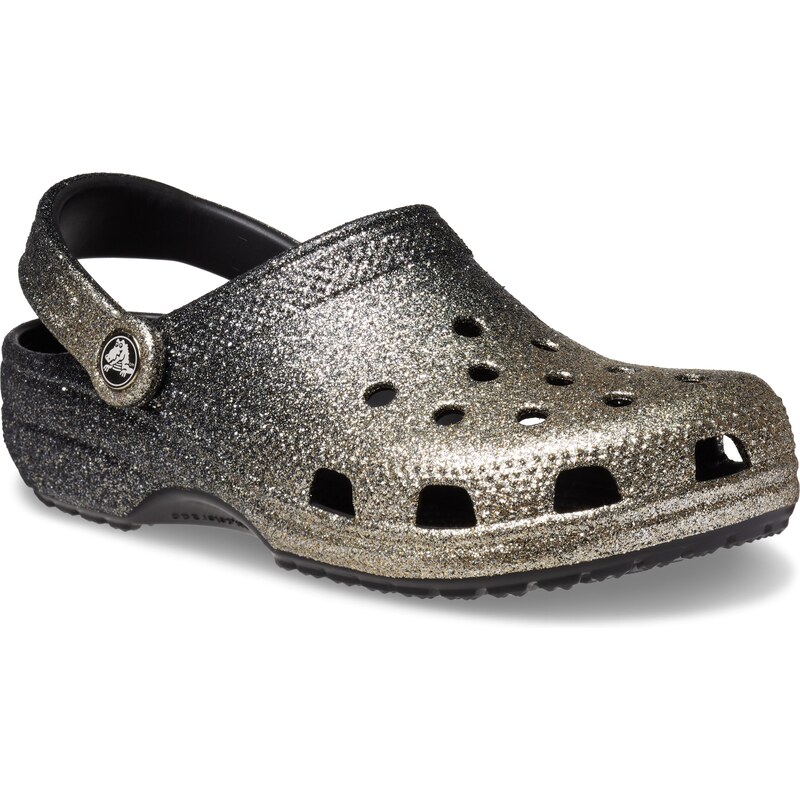 Dámské boty Crocs CLASSIC Ombre Glitter černá/zlatá