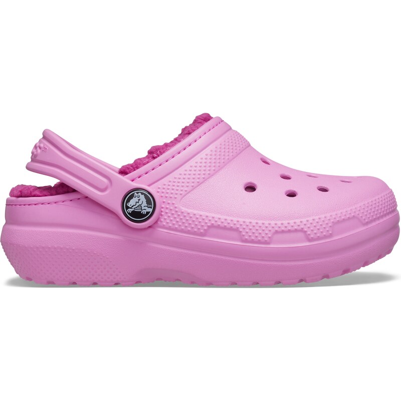 Dětské boty Crocs CLASSIC LINED růžová