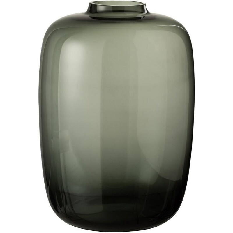 Zelená skleněná váza J-Line Nogun 35 cm