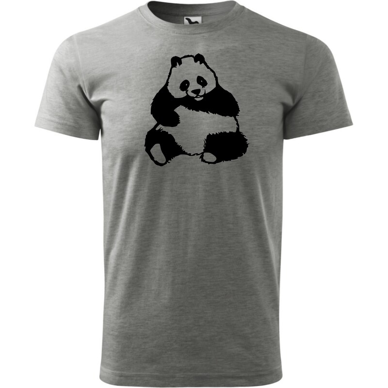 Fenomeno Pánské tričko Panda - šedé