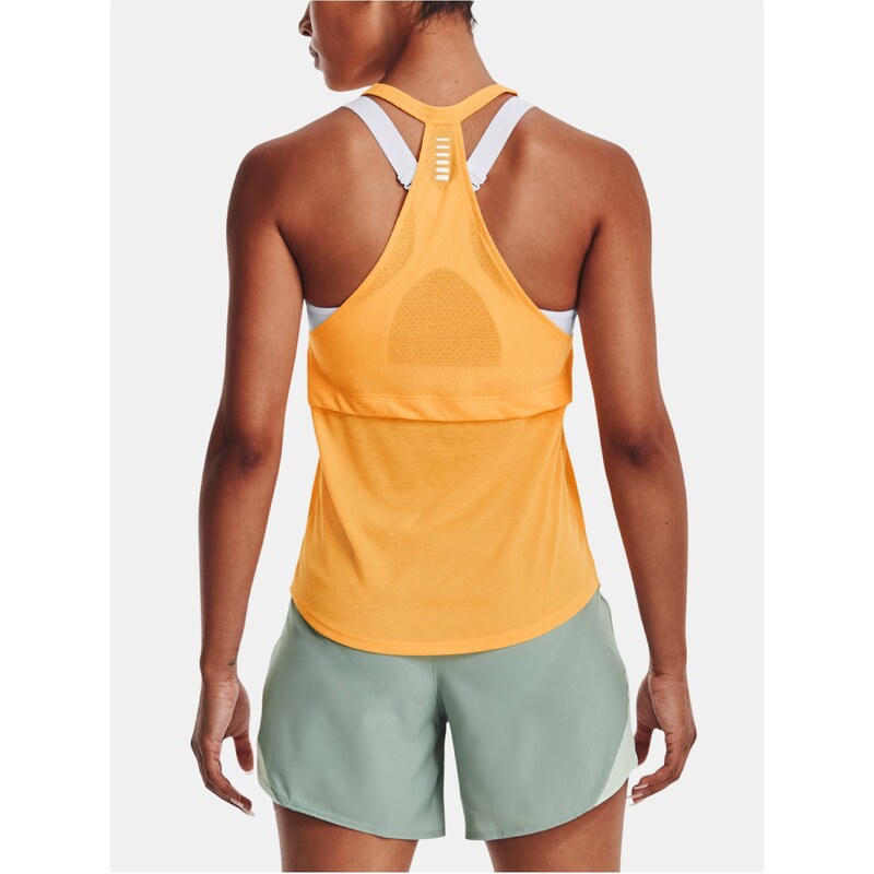 Oranžové dámské tílko Under Armour UA Streaker Tank