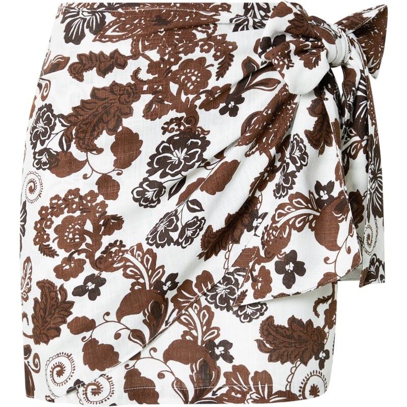 MINKPINK Sukně AMARA hnědá / tmavě hnědá / mix barev / bílá 109104950