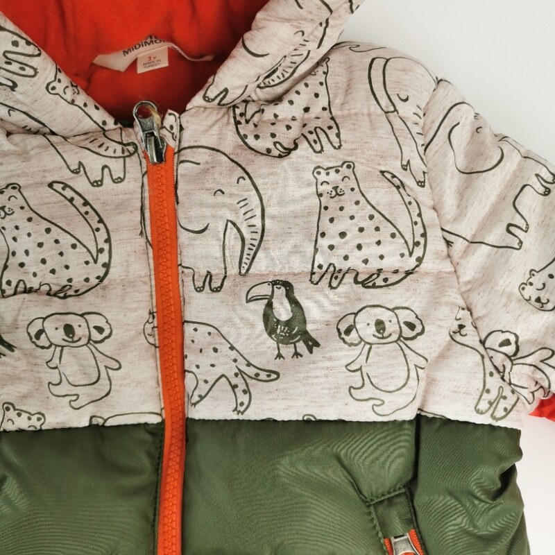 Midimod chlapecká zimni bunda safari