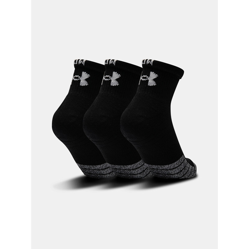 Under Armour Ponožky UA Heatgear Quarter 3pk-BLK - unisex