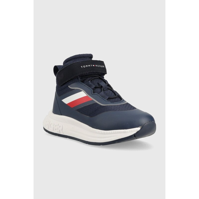 Dětské sneakers boty Tommy Hilfiger tmavomodrá barva