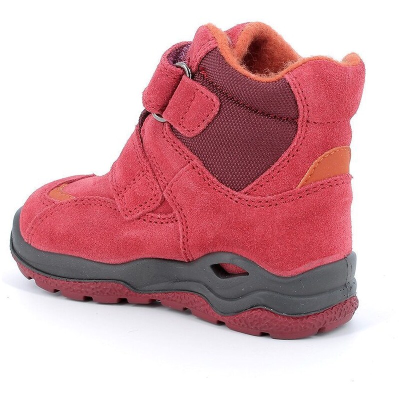 Dětské boty Primigi červená barva