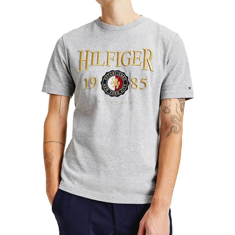 Pánské šedé triko Tommy Hilfiger