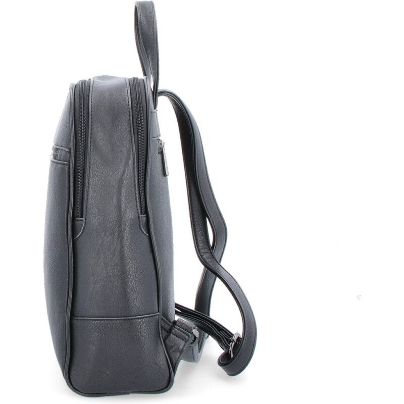 Městský batoh ze syntetické kůže Tangerin černá 8028 C
