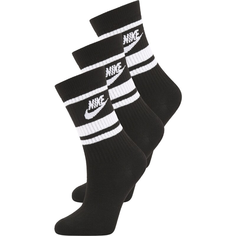 Nike Sportswear Ponožky Everyday Essential černá / bílá