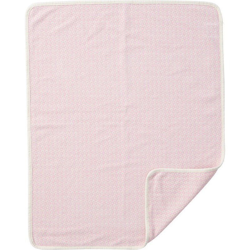 Klippan Švédsko Dětská deka chenille Rumba baby pink 70x90