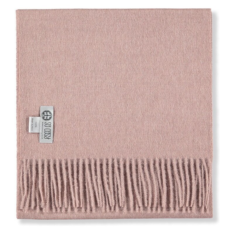 So Cosy UK Vlněná alpaka šála Toni rose beige 30x200 39617794
