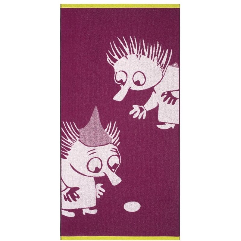 Finlayson Finsko Froté osuška Moomin Tiuhti fuchsia 70 x 140