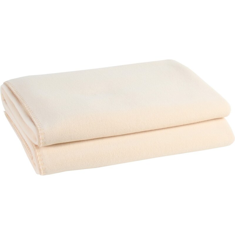 Zoeppritz Německo Přehoz na postel Soft-Fleece cream 180x220